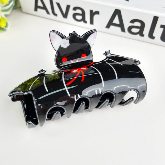 Dark Style Black Bat Hair Clip Halloween