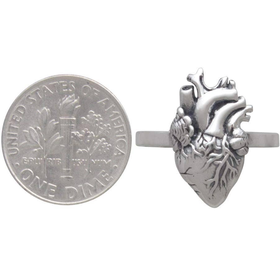 Sterling Silver or Bronze Adjustable Stingray Ring
