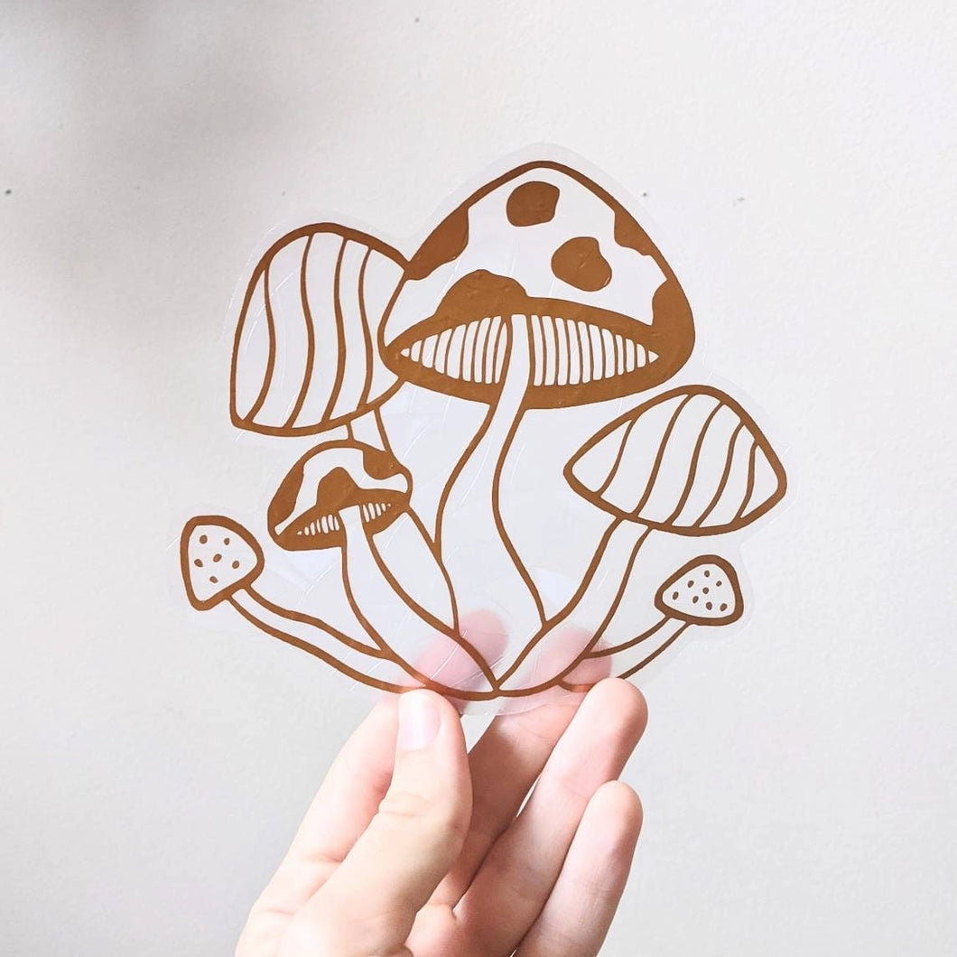 Mushrooms suncatcher