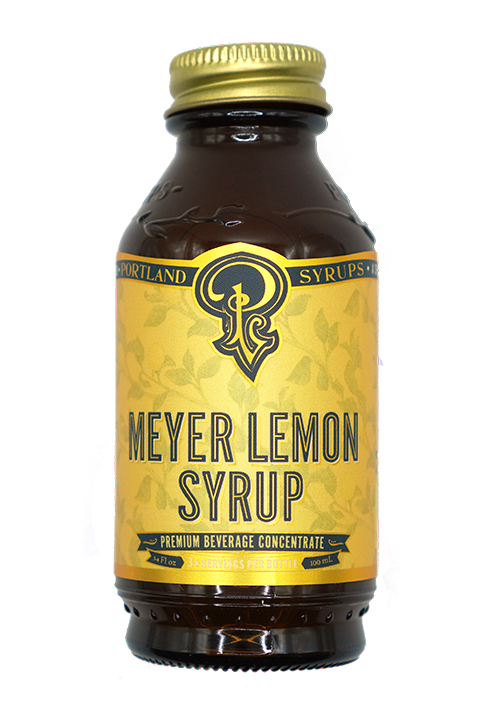 Meyer Lemon Syrup 3.4oz - cocktail / mocktail beverage mixer