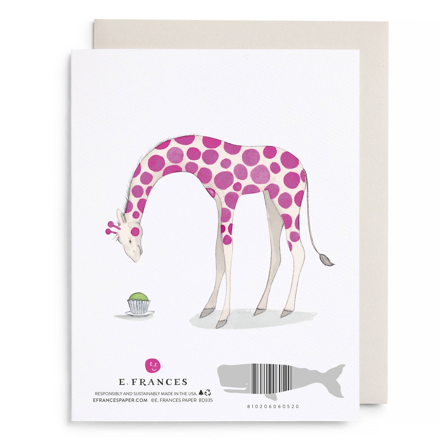 Leaning Tower of Cupcakes Birthday Greeting Card