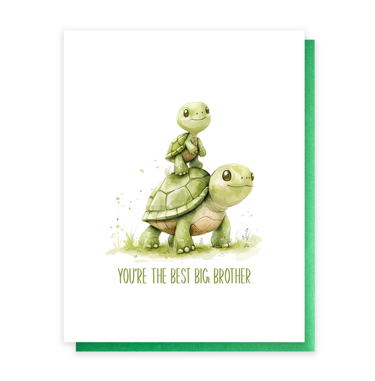 Best Big Brother, Cute Affirmation Greeting Card