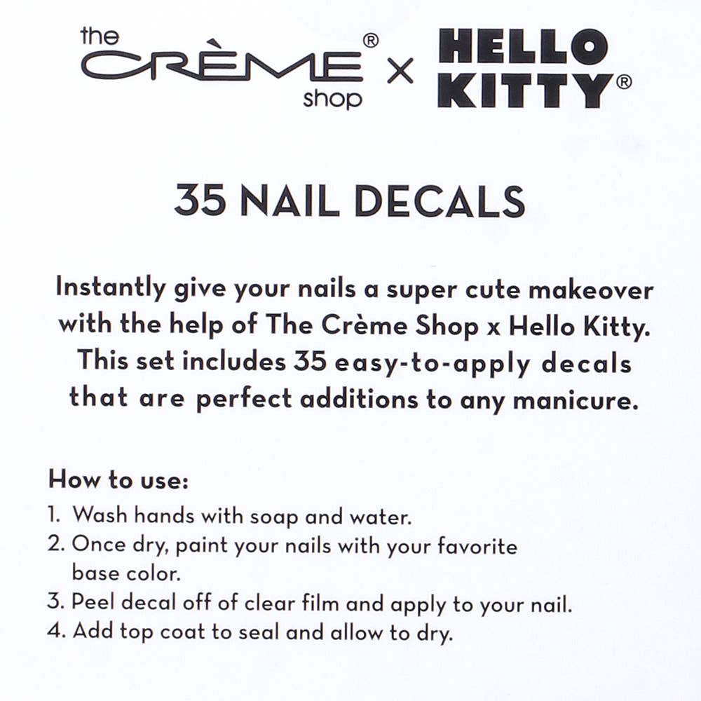 THE CREME SHOP X HELLO KITTY 35 NAIL DECORATIO, HKND 7122 P