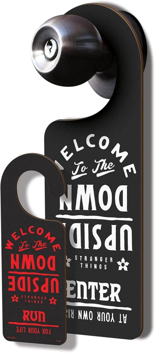 Fred Stranger Things Do Not Disturb Sign - Upside Down