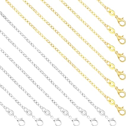 Gold Plated or Silver Plated Necklace Chain