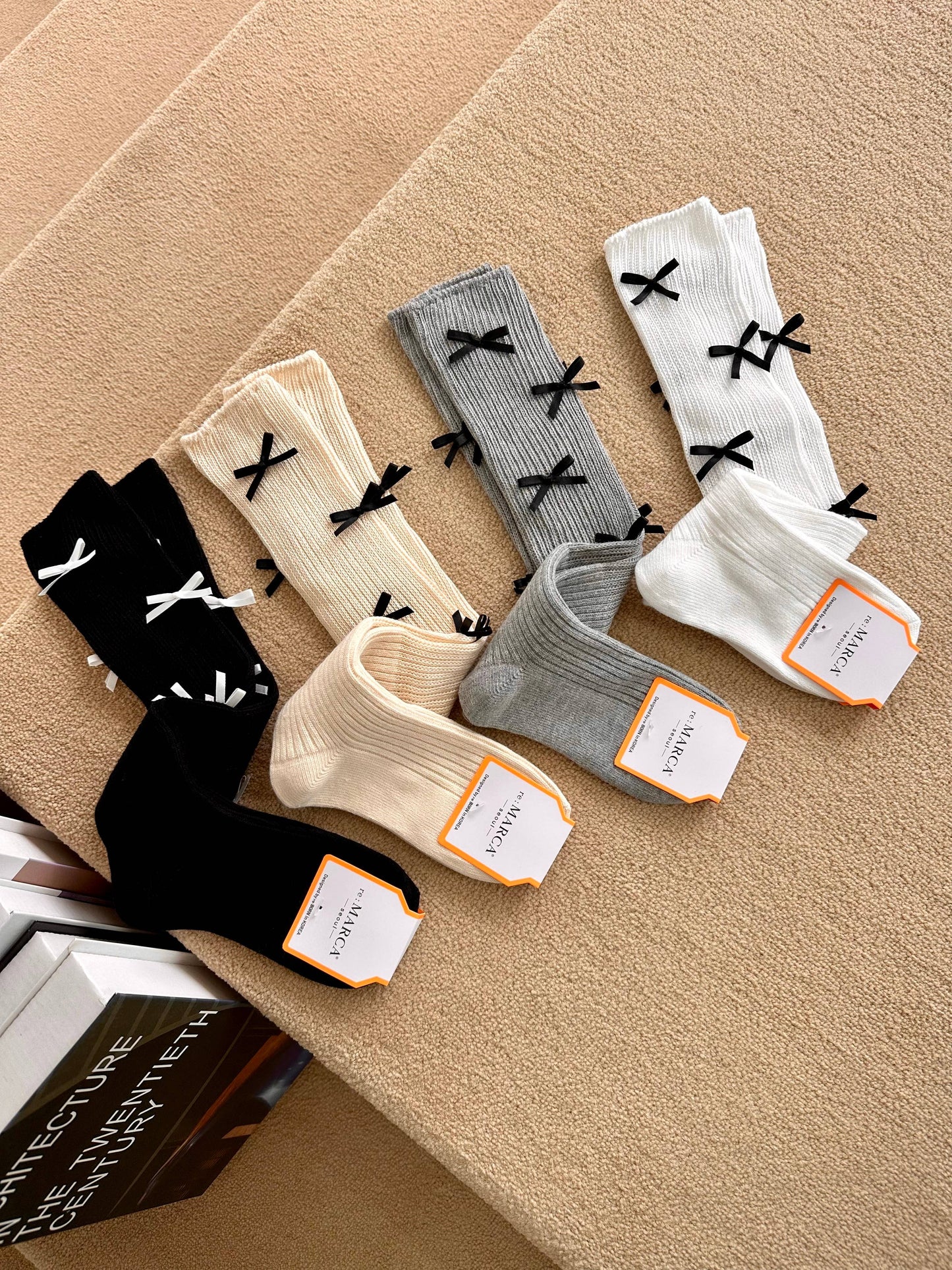 Hot Trendy Balletcore Ribbon Knee Socks