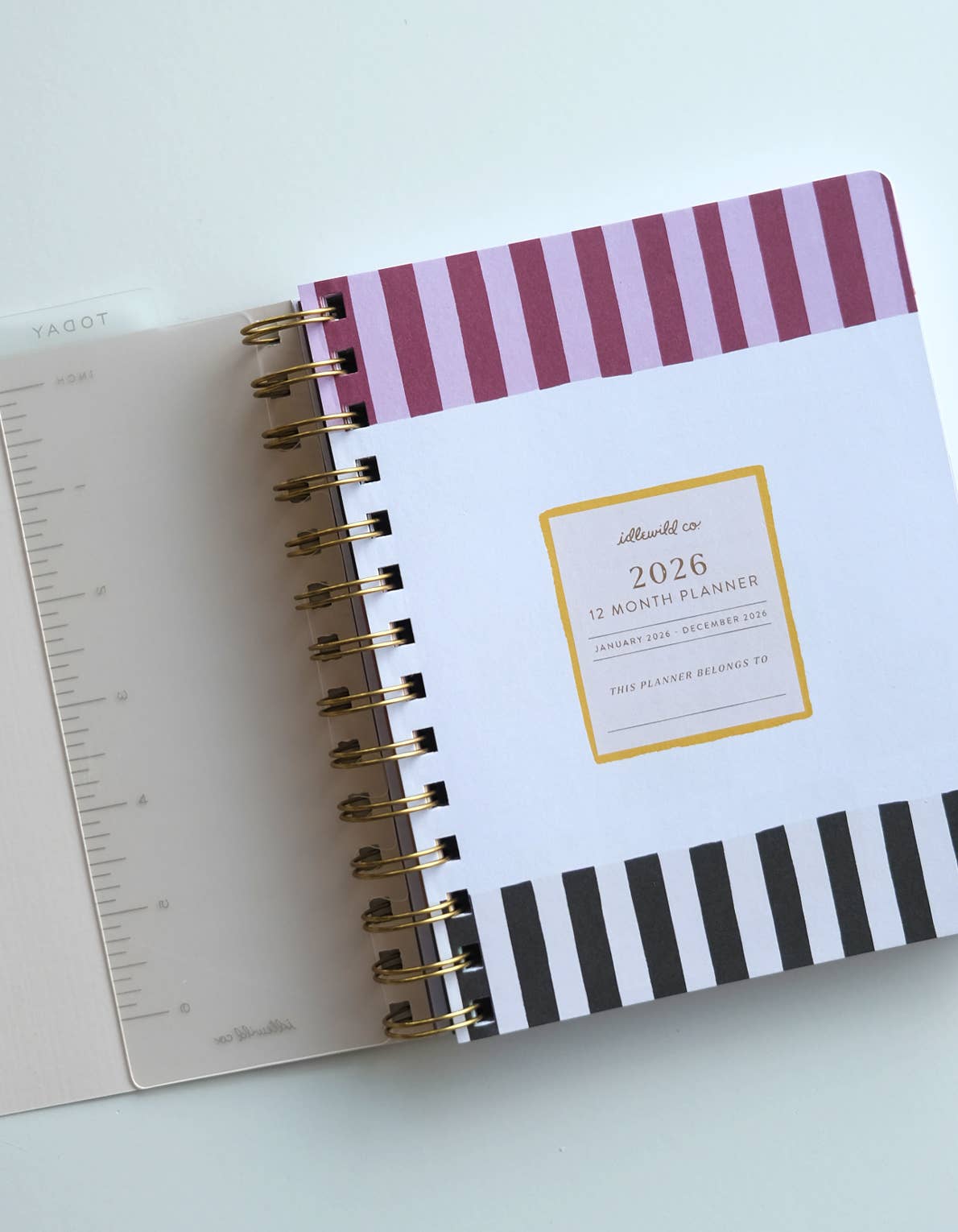 2026 Pocket Size Planner, Painted Stripes