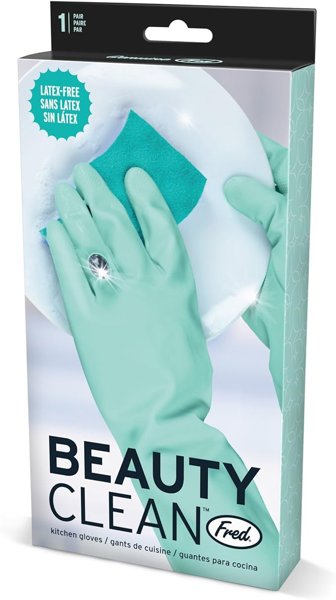 Fred Beauty Clean Rubber Dishwashing Gloves