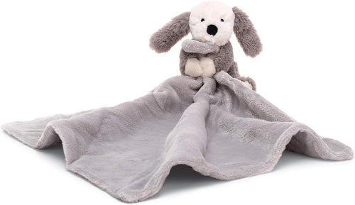 Jellycat Smudge Puppy Soother - Front & Company: Gift Store