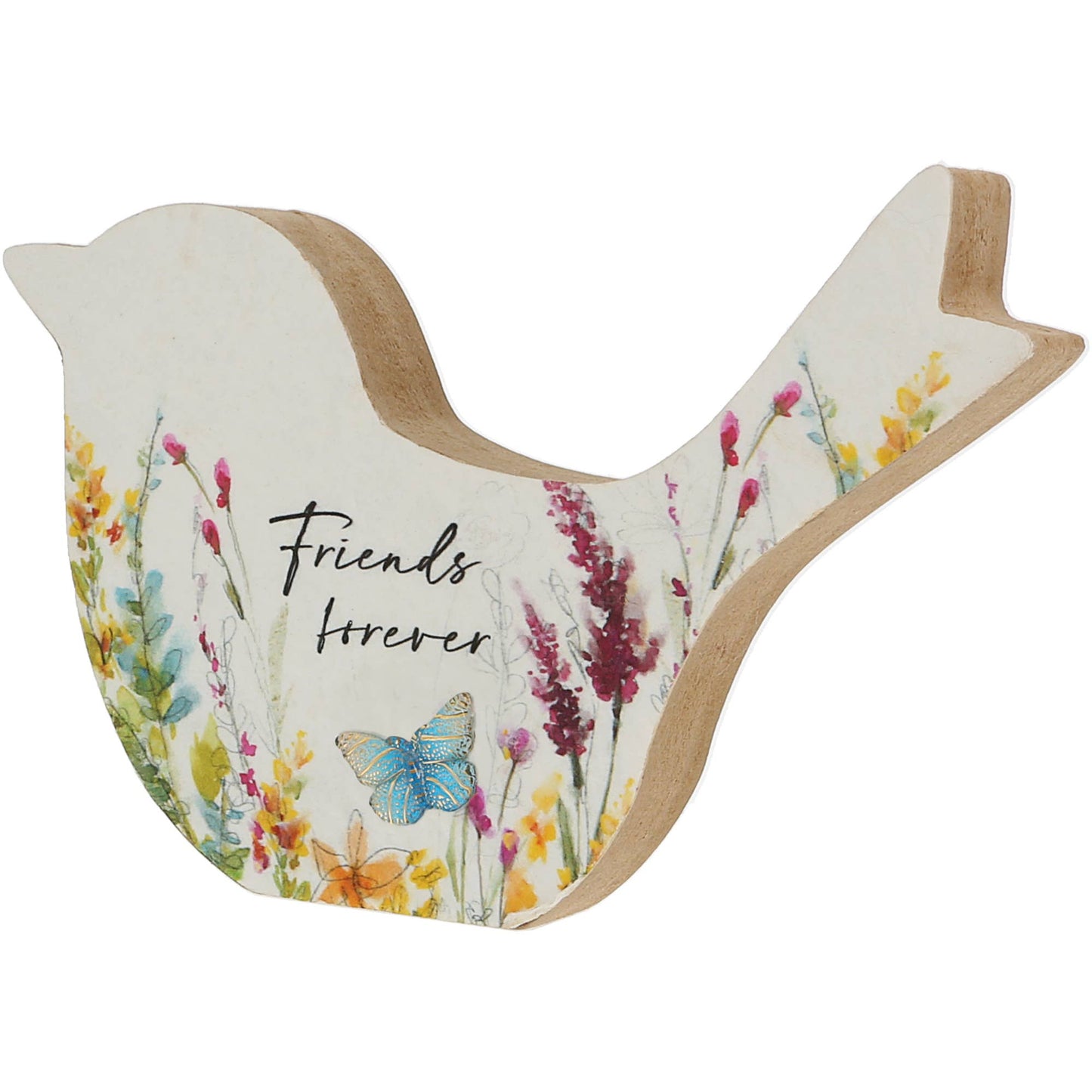 Friends - 4" MDF Bird Plaque