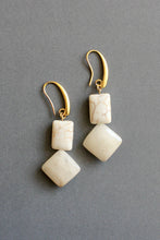 Load image into Gallery viewer, ISLE13 White and cream earrings
