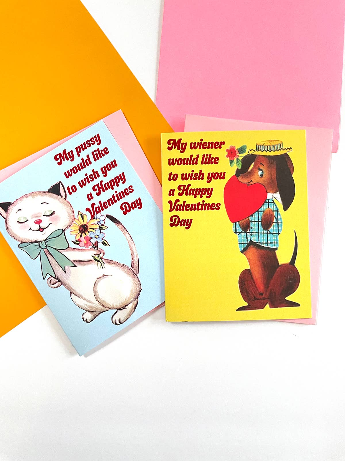My Pussy Would Like To Wish You A Happy Valentine's Day Card