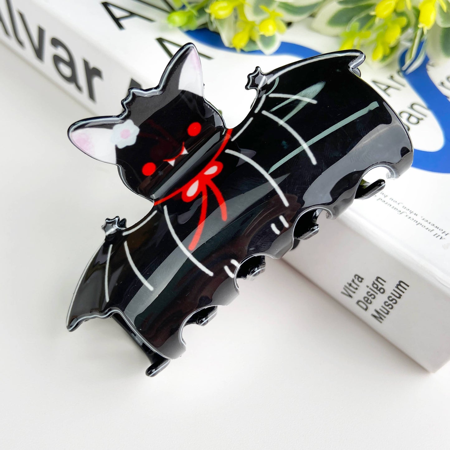 Dark Style Black Bat Hair Clip Halloween