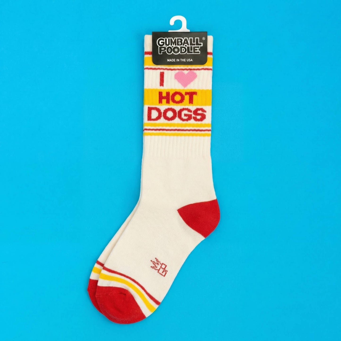 Hot Dogs Gym Crew Socks