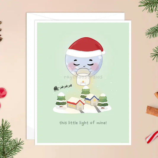 This Little Light of Mine Christmas Card