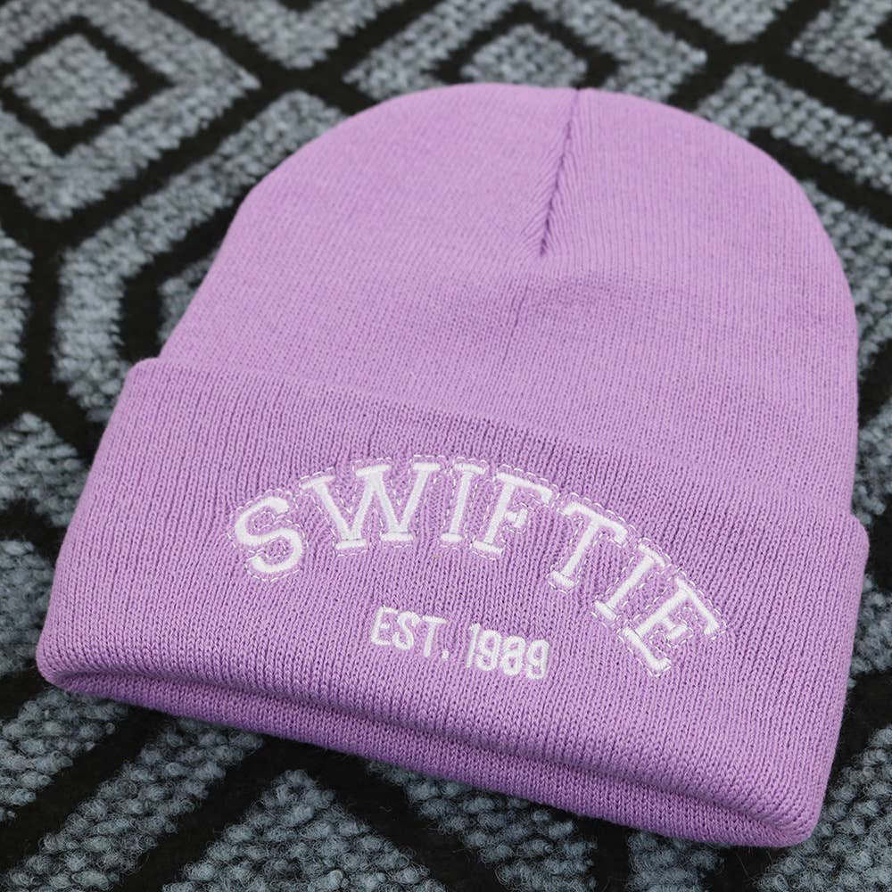 Swiftie Embroidered knitted beanie Taylor Swift knitted hat