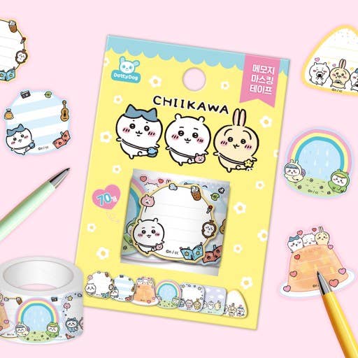 Chiikawa adorble illust Memo Sticker Roll Pack
