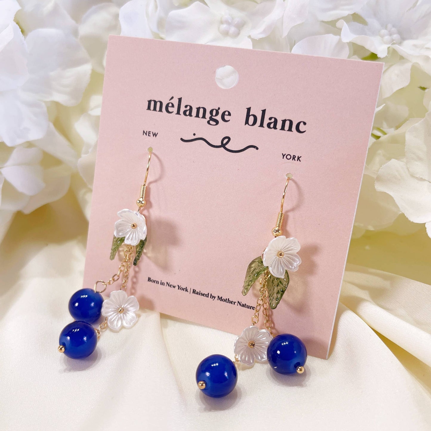E227 glass beads earrings, dangle earrings, fruit earrings