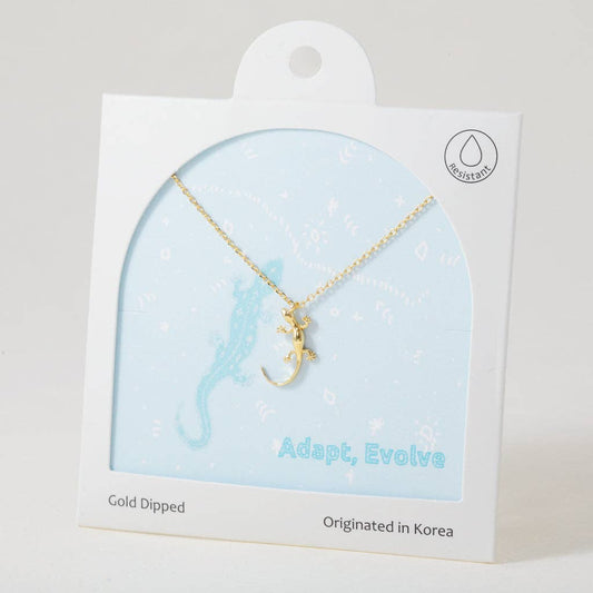 Gecko Glow, necklace