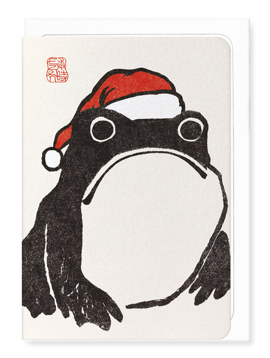 CHRISTMAS FROG: Japanese Greeting Card