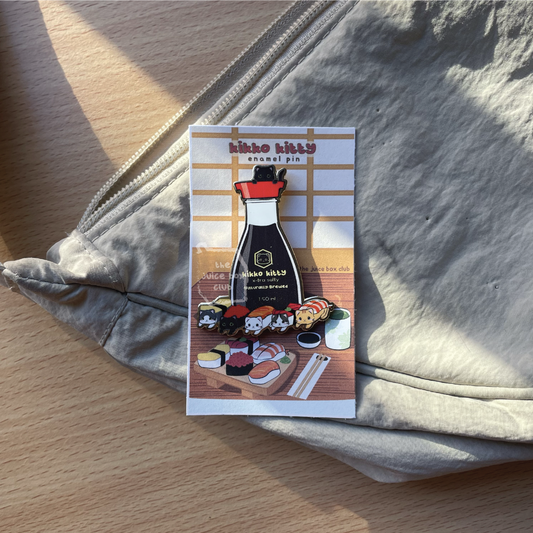Asian Condiments Cute Enamel Pin