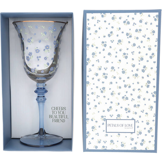 Beautiful Friend - Gift Boxed 11 oz Wine Glass