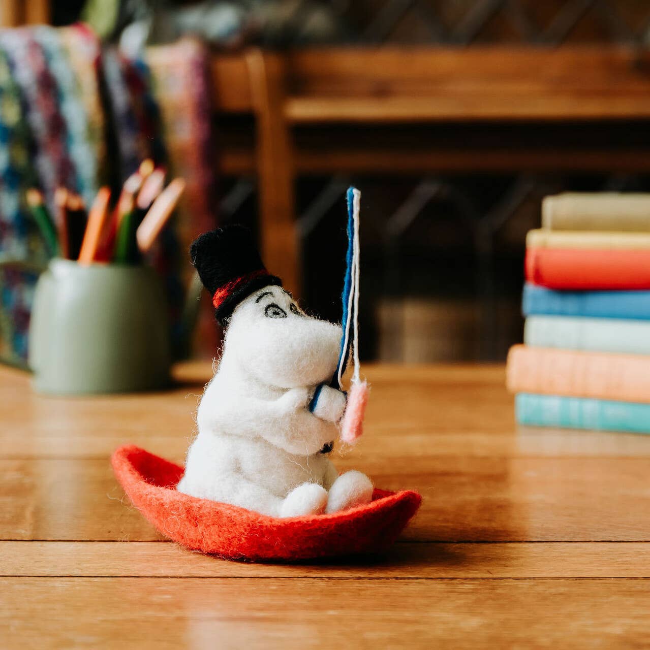 Moominpappa Goes Fishing Needle Felting Kit
