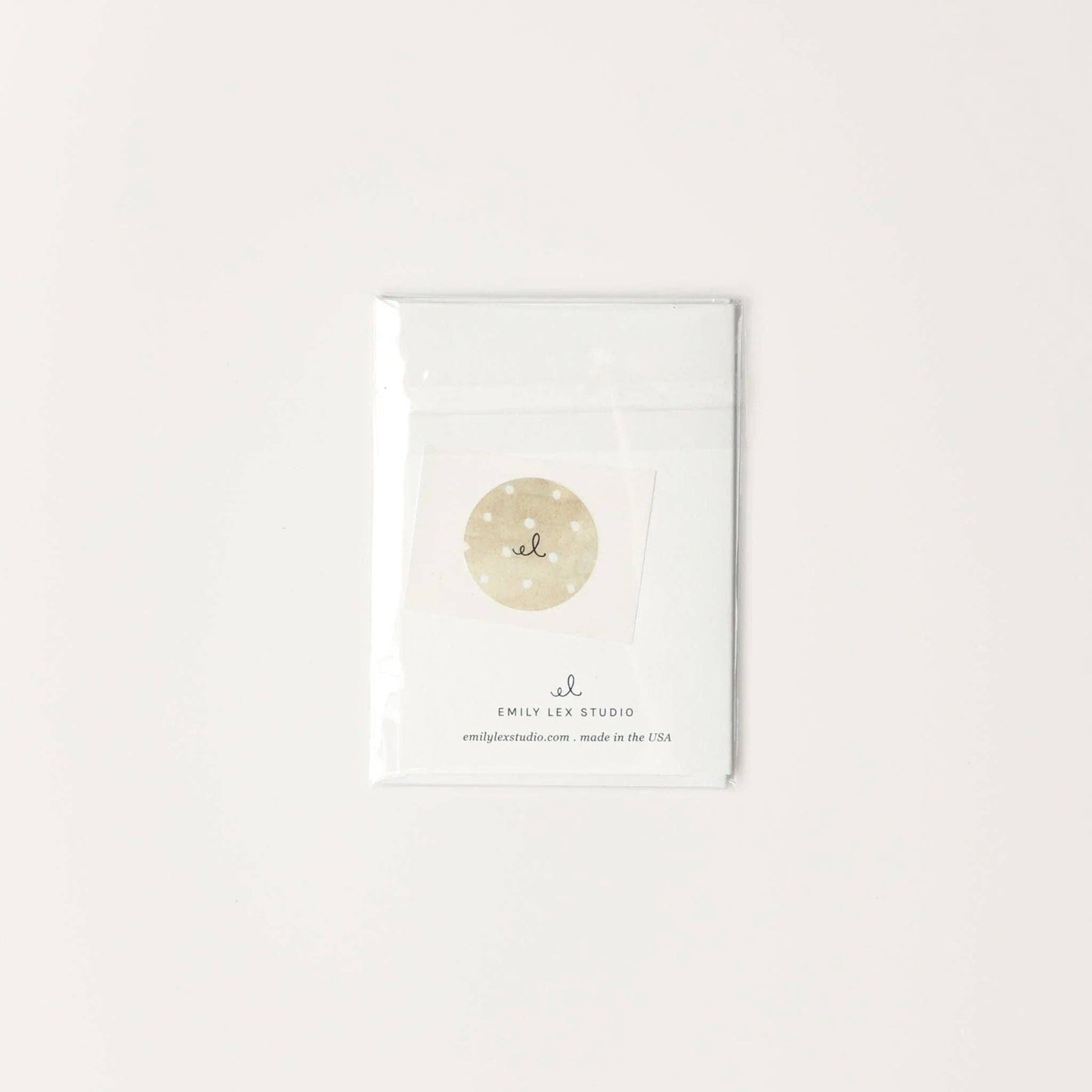 Flower mug mini enclosure notecard