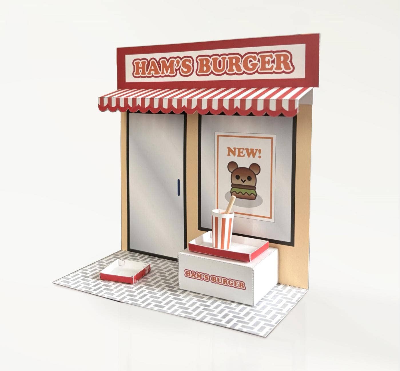 Needle Felting Kit: Cat Donut Shop DIY Craft Set