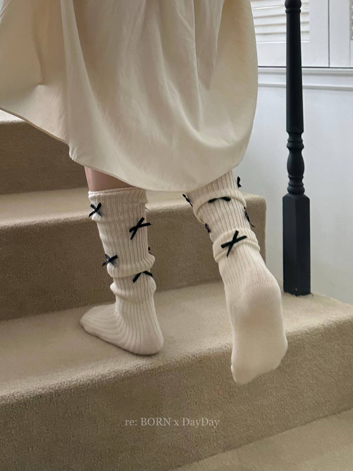 Hot Trendy Balletcore Ribbon Knee Socks
