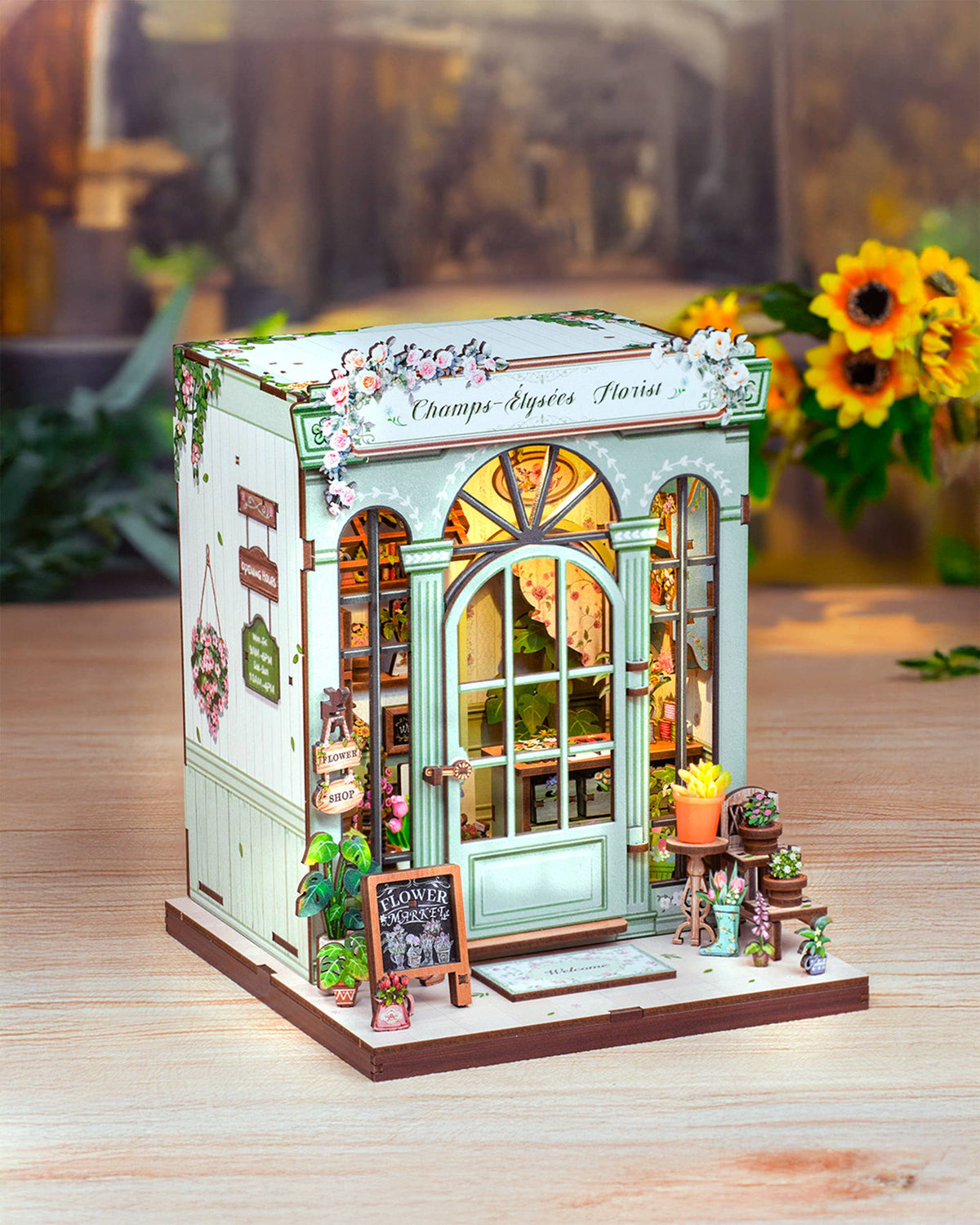 DIY Book Nook Kit: Champs-Élysées Florist