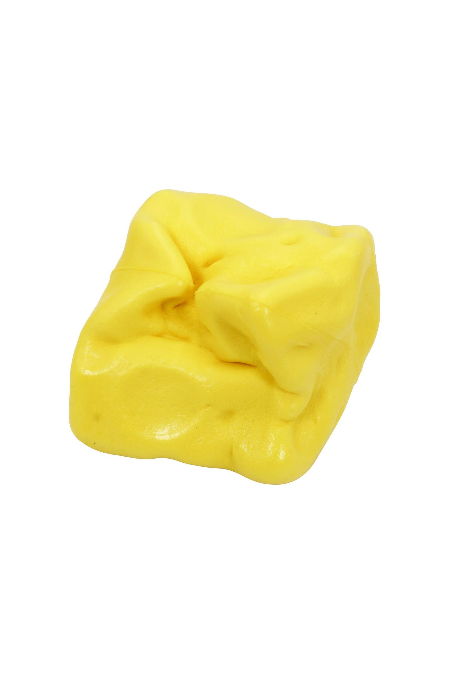 Yellow Cheese Cube Soft Slow Rising Foam Scented Squishy