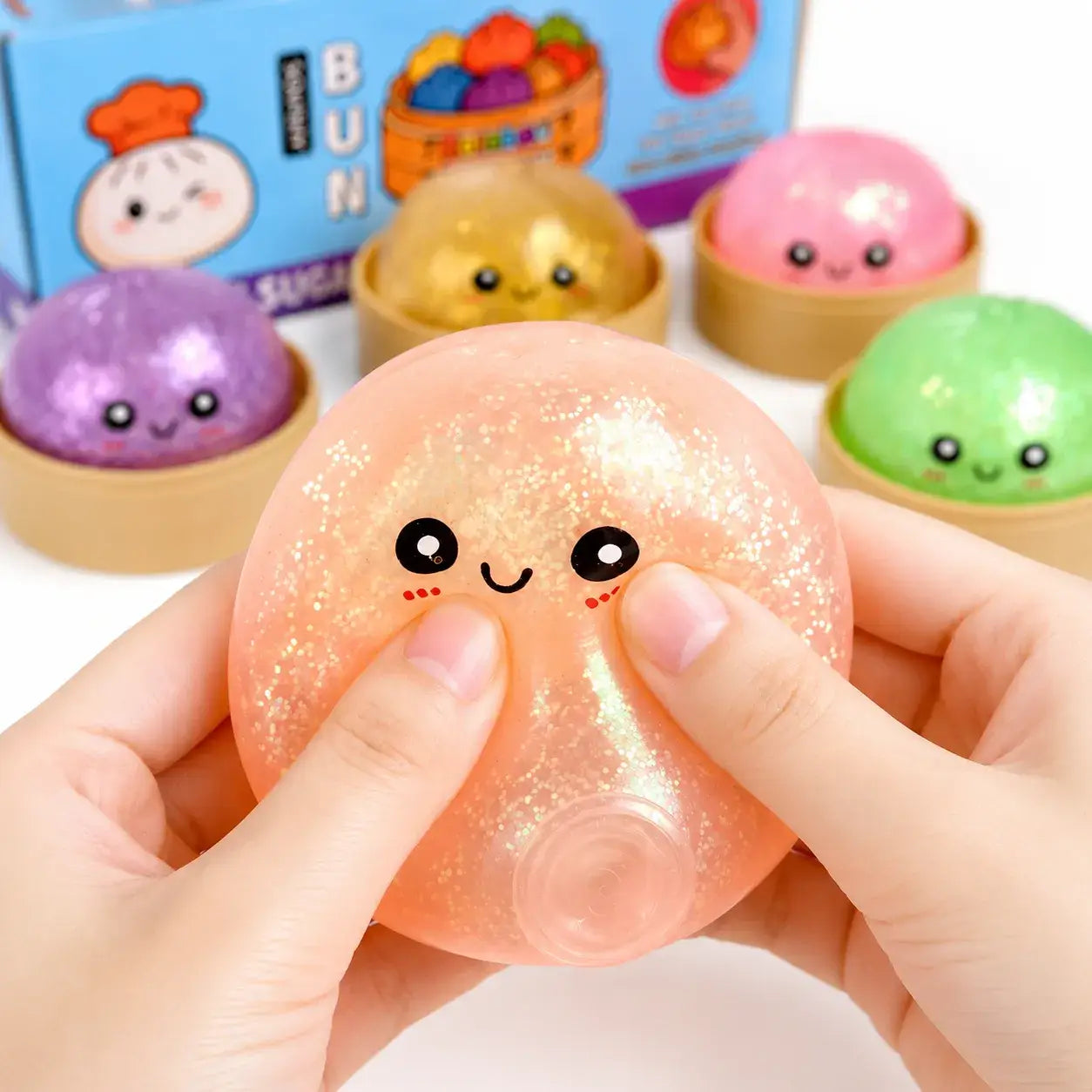 Mystery Steamed Bun Squishy Toy Glow-in-the-Dark
