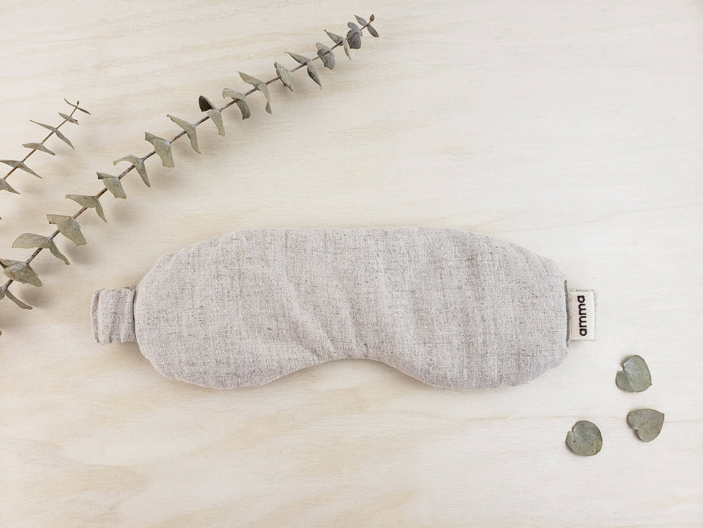 Therapeutic lavender eye mask (hemp & organic cotton sand)