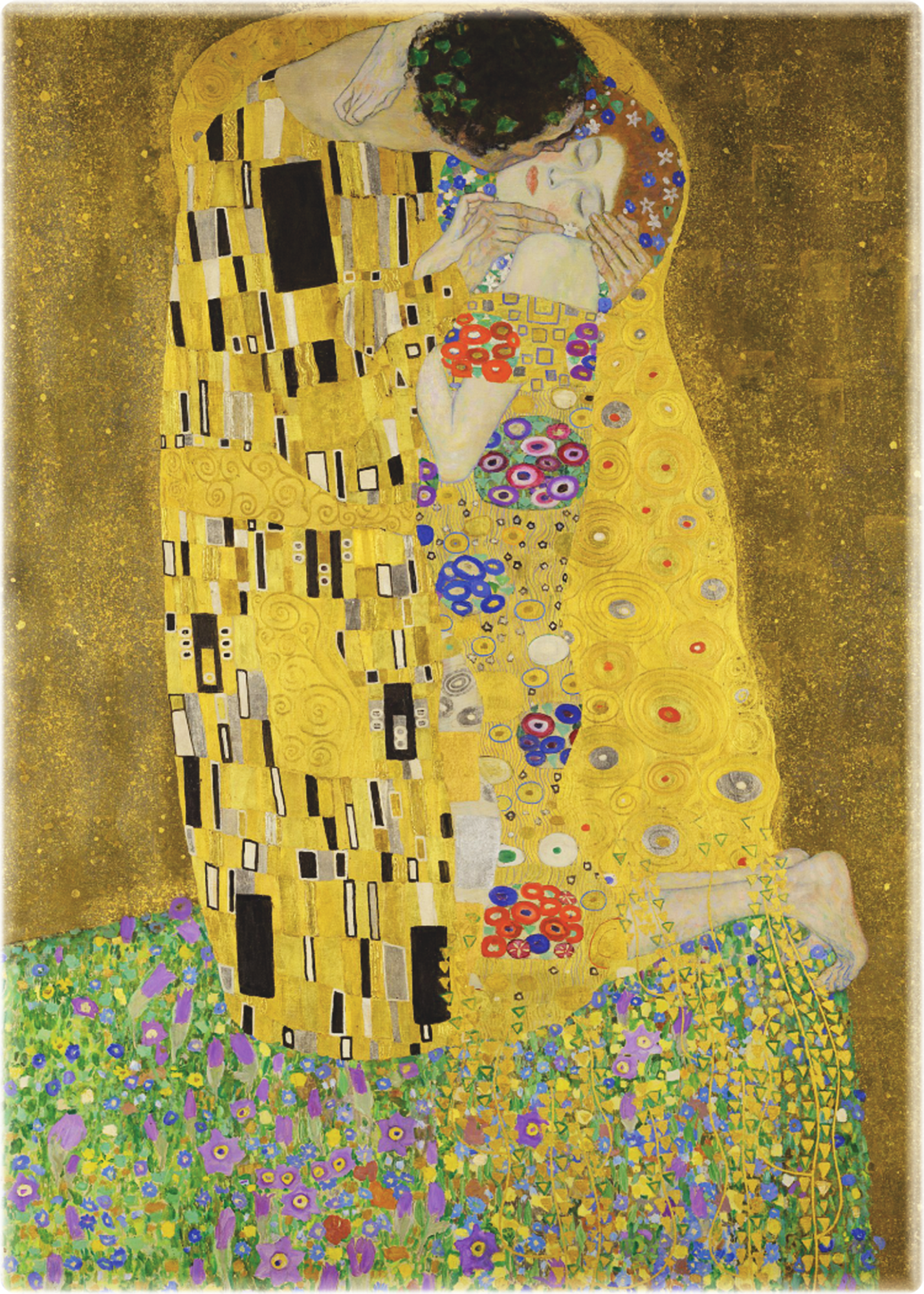 Compact Mirror - Klimt, Gustav - "The Kiss"