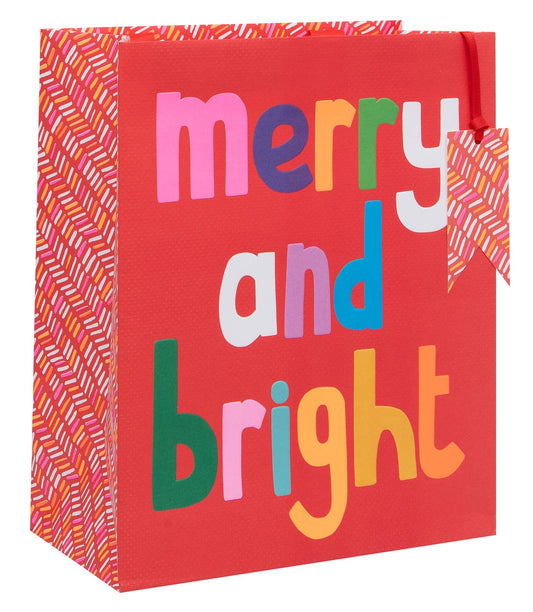 BAG LARGE MERRY & BRIGHT