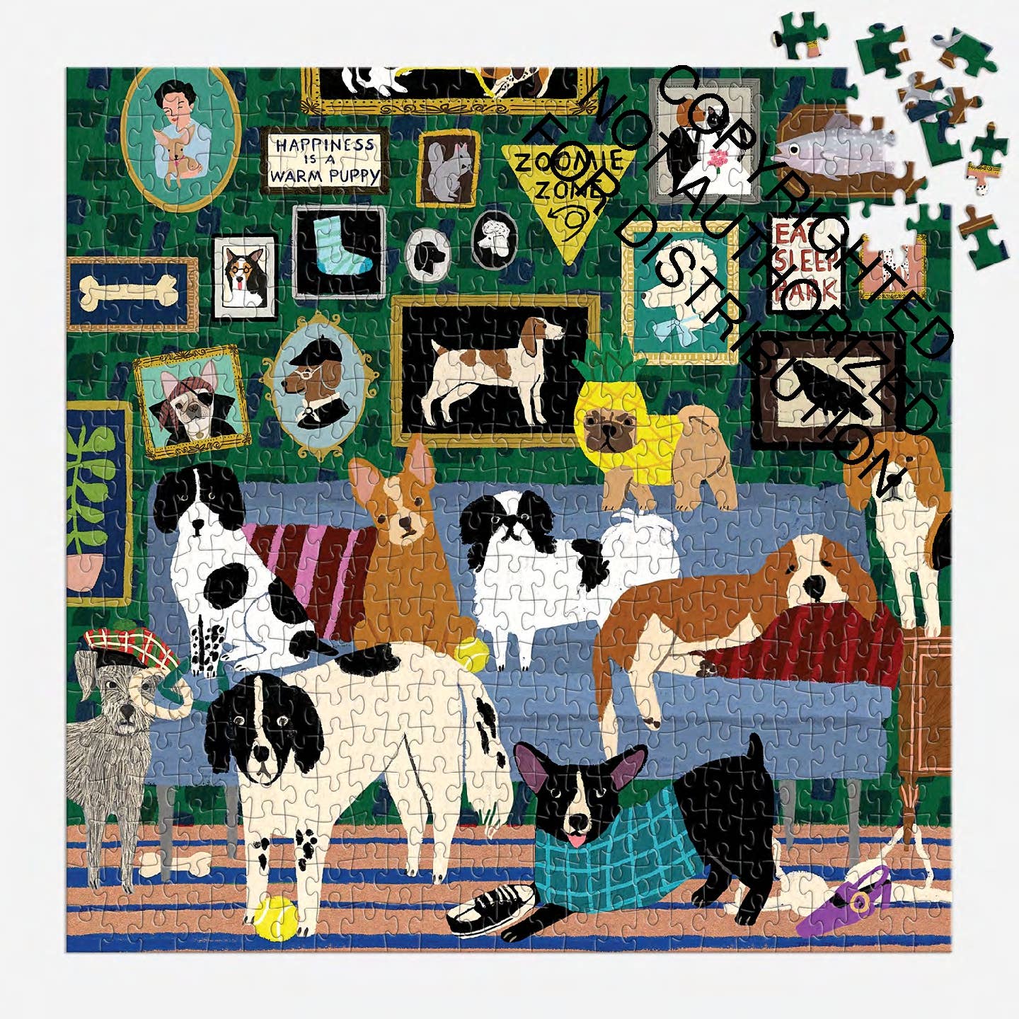 Lounge Dogs 500 Piece Puzzle
