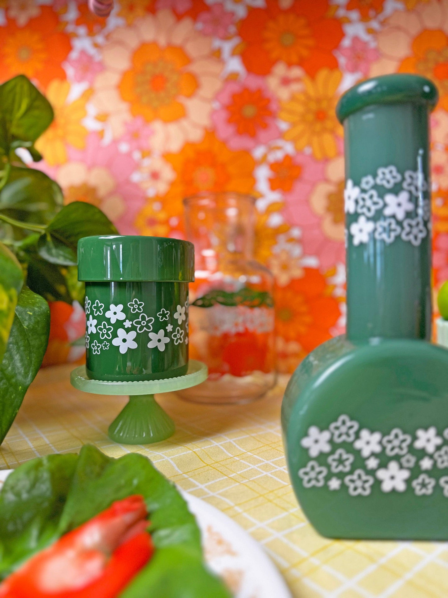 Vintage Blossom Jar
