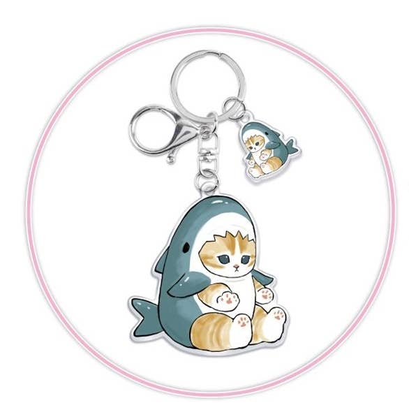 Mofusand Cute Acrylic Charm Keyring