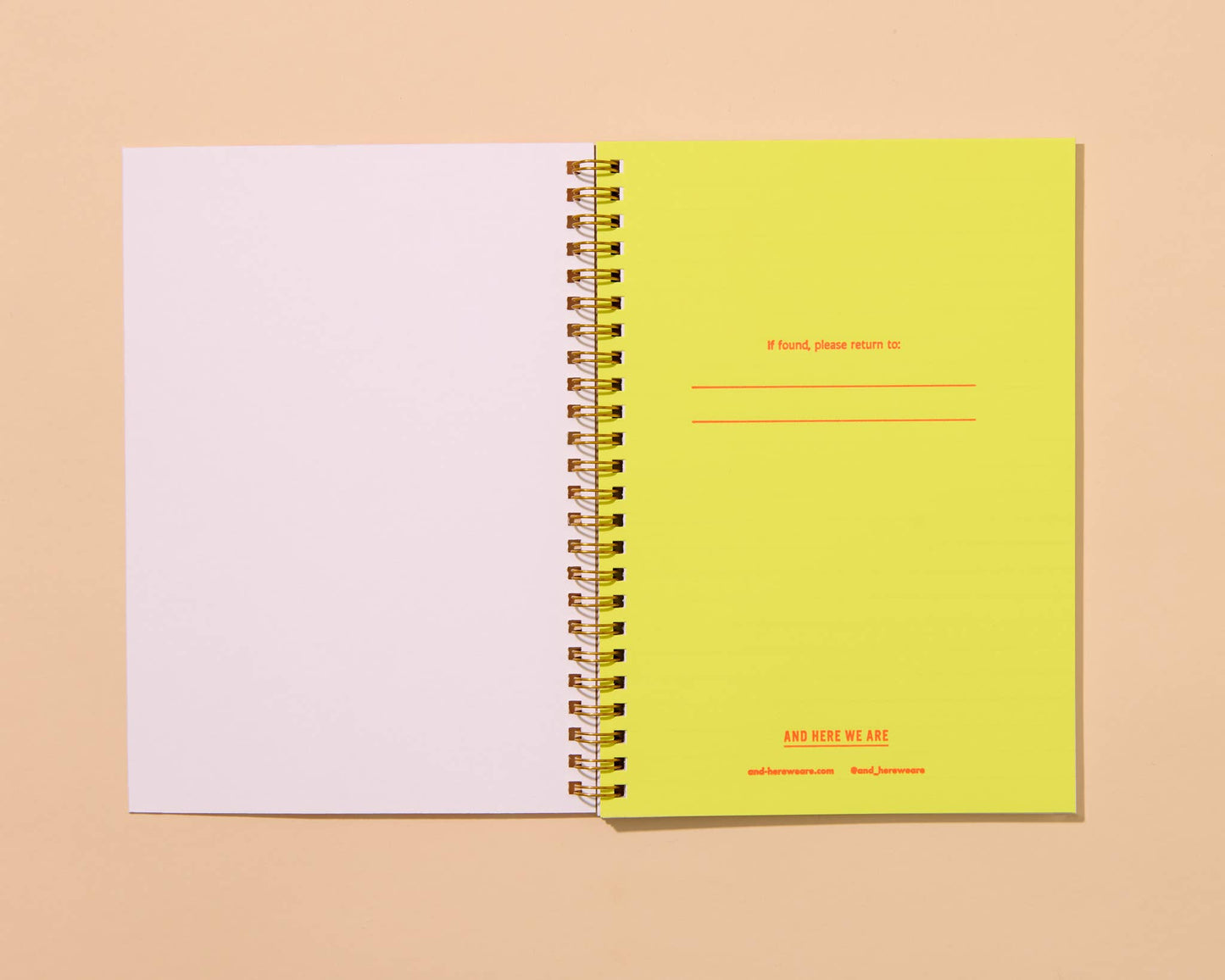 Modern Letterpress Spiral Notebook- Diet Soda Warhol Pop Art