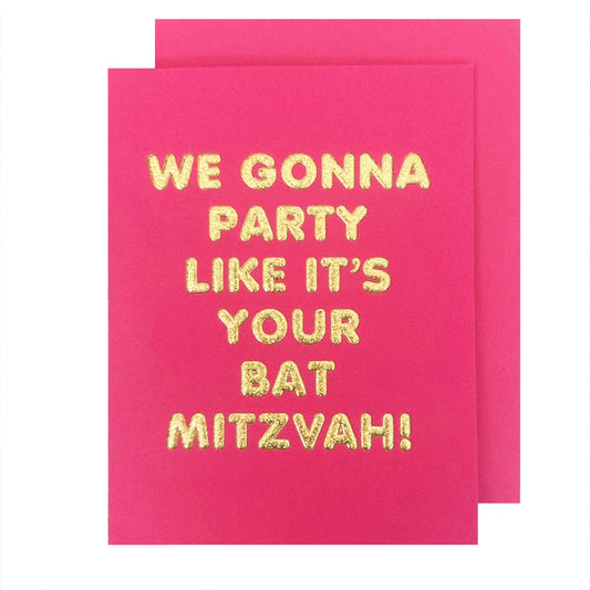 Bat Mitzvah Congrats Card