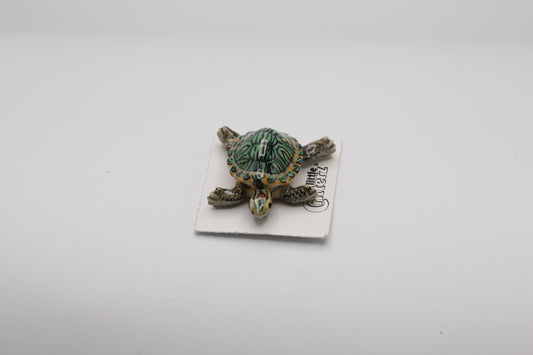 Bask Red-Eared Slider Porcelain Miniature