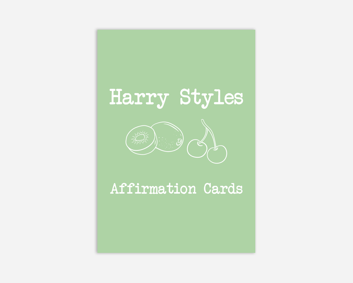 Harry Styles Affirmation Cards
