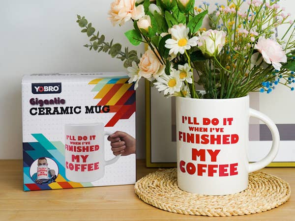 YOBRO 67Oz Extra Large Coffee Mug, Giantic Ceramic Mugs