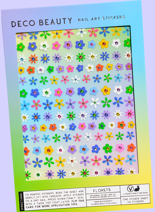 Nail Art Stickers - FLORETS