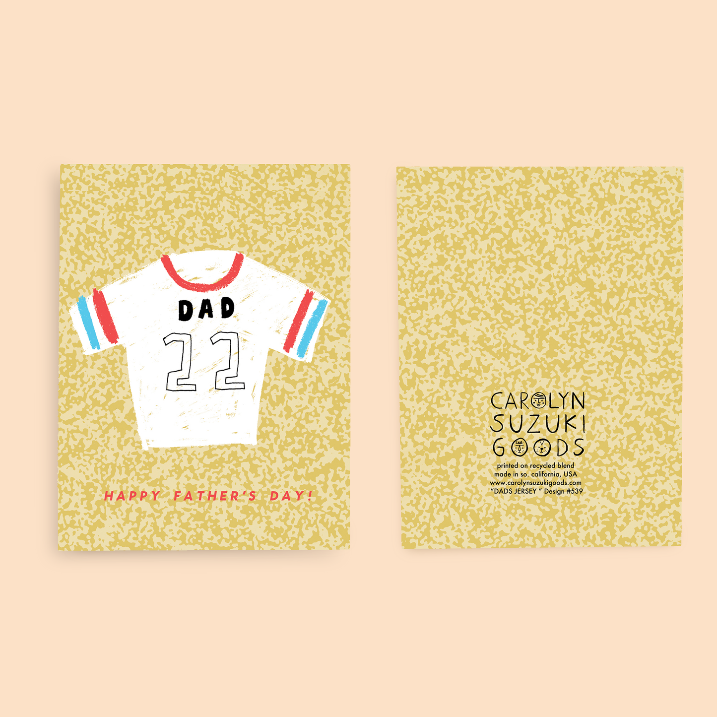 DADS JERSEY - Fathers Day Card