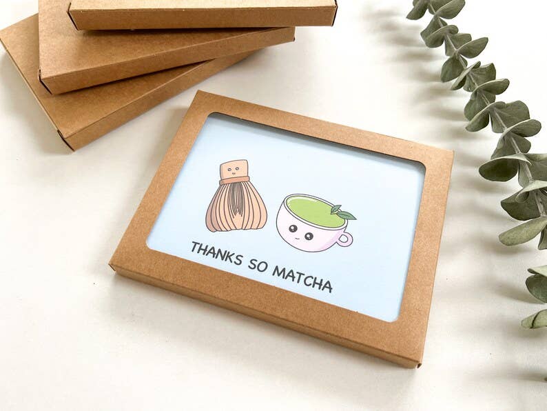Thanks So Matcha Greeting Card