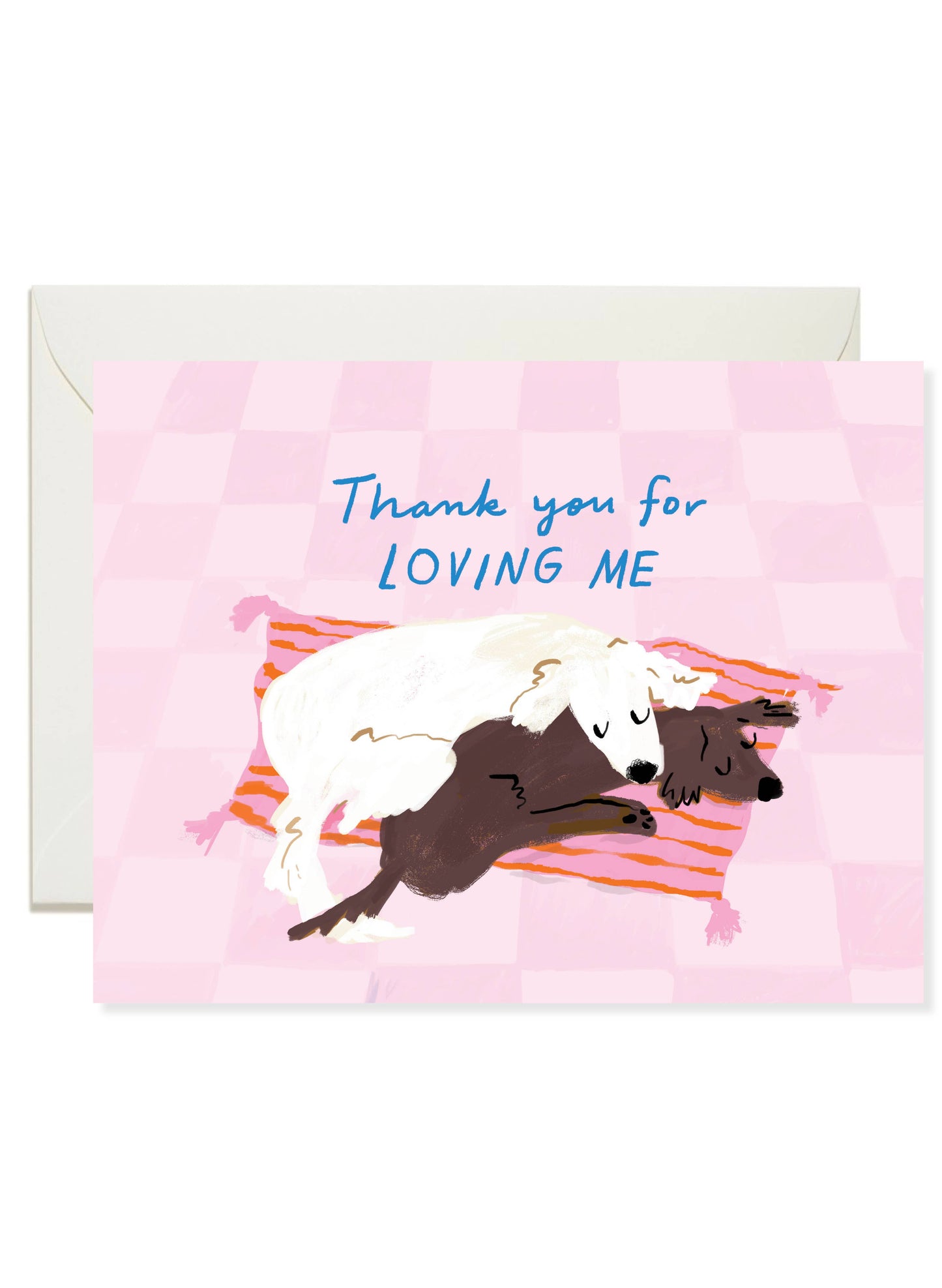 Snuggle Dogs - Cute Puppy Love Greeting Card
