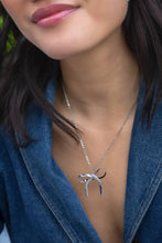 Load image into Gallery viewer, The Bow is Mine Necklace - Silver
