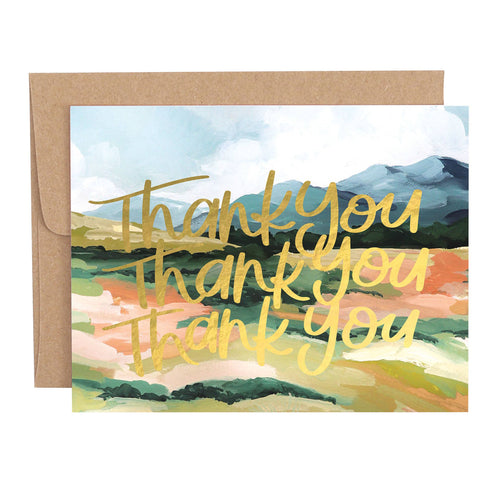 Clio Thank You Greeting Card - Front & Company: Gift Store